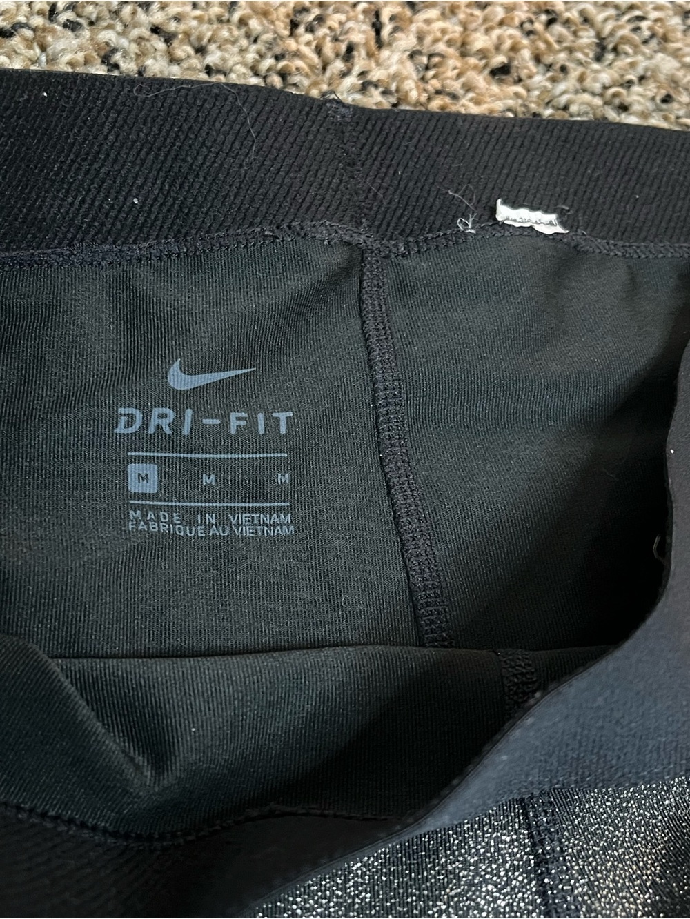 Nike Pro Dri-FIT Leggings & Compression Shorts Bundle | Gray & Black - Picture 7 of 15